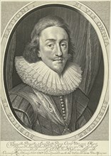 Portrait of Charles I, king of England in oval, Willem Jacobsz. Delff, Karel I (koning van