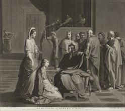 Christ with Martha and Mary, Charles Howard Hodges, Evert Maaskamp, 1809