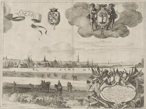 View of Haarlem C, The Netherlands, Jan van de Velde (II), Pieter de Molijn, Samuel Ampzing, 1652