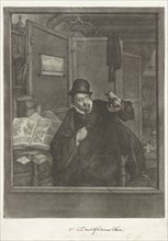 Urine examiner, doctor, Jan Stolker, Adriaen van Ostade, 1734-1785