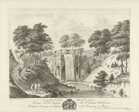 Big waterfall at Trillion, Christian Henning, after 1767 - 1820