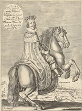 Equestrian Portrait of Charles I, King of England, Cornelis van Dalen (I), 1612 - 1665