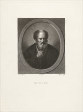 Portrait of an old man with beard, Lambertus Antonius Claessens, c. 1829 - c. 1834