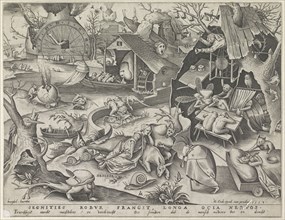 Laziness, Pieter van der Heyden, Hieronymus Cock, unknown, 1558
