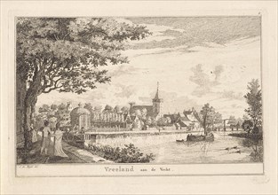 Vreeland, The Netherlands, print maker: Willem Writs, Jan de Beijer, 1746 - 1786