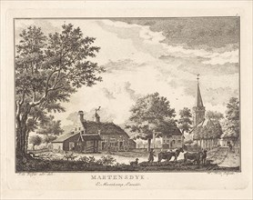 Maartensdijk, The Netherlands, print maker: Willem Writs, Jan de Beijer, Evert Maaskamp, 1794 -