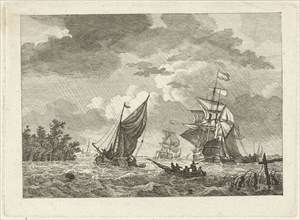 Seascape, Gerrit Groenewegen, 1764 - 1826