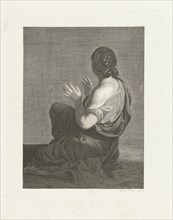 Seated woman, Albert Flamen, 1664