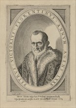 Portrait of Pietro Vettori, Cornelis Cort, Anonymous, Hugo Blotius, 1574