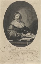 Portrait of Henry Meurs, Paulus Pontius, Pieter Codde, J. Hermans, 1639