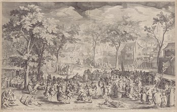 Country Fair, ca. 1610, William Isaacsz. van Swanenburg, Robert de Baudous, Richard Lubbaeus, 1595