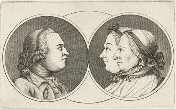 Portraits of Caspar Philips Jacobsz., His wife Margaretha Elisabeth Konsa Philips and their