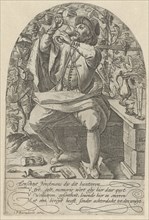 Young drinker, Anonymous, Johannes Pietersz. Berendrecht, 1590 - 1610