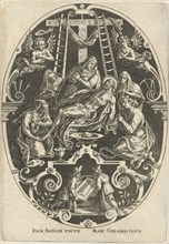 Lamentation of Christ, Johann Sadeler I, 1560-1600