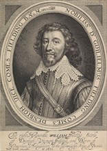 Portrait of William Fielding, 1st Earl of Denbigh, Robert van Voerst, William Webb, 1631