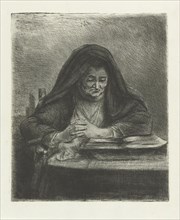 Woman Reading, Jan Chalon, 1790