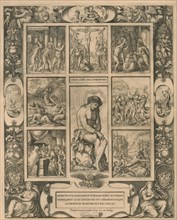 Scenes from the Passion, print maker: Jacob Bos, Pietro Paolo Palombo, Jacob Bos, 1563