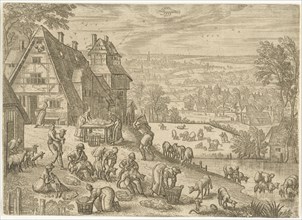 June, Pieter van der Borcht (I), 1545 - 1608