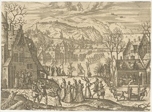 January, Pieter van der Borcht (I), 1545 - 1608