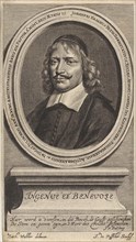 Portrait of Pastor Johannes Erasmus Blum, Jan de Visscher, J. van Duisberg, 1674