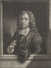 Portrait of Friedrich Adolph Lampe, print maker: Hendrik Pothoven, Philip van Dijk, 1748