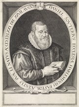 Portrait of Daniel Souterius, Jacob Matham, 1621-1623