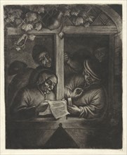 To Reader in a window, Jacob Hoolaart, Adriaen van Ostade, 1723 - 1789