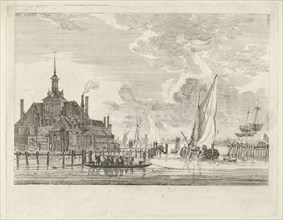 Oude Hoofdpoort Rotterdam, The Netherlands, Gerrit Groenewegen, c. 1764 - c. 1826