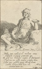 Incumbent crippled beggar, Frederick Bloemaert, Pieter Schenk (II), 1728 - 1761
