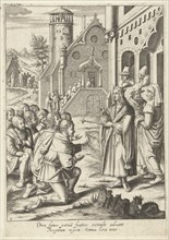 Joseph's brothers come to Egypt, Robert de Baudous, Lucas van Leyden, 1591-1659