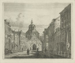 View of the Gate Wittevrouwen Utrecht, Jan van Lokhorst, 1847 - 1874