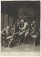 Farmer inn, Jacob Gole, Adriaen van Ostade, 1670-1724