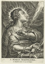 Mary Magdalene gets rid of its wealth, print maker: Schelte Adamsz. Bolswert, Peter Paul Rubens,