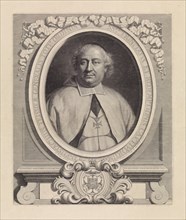 Portrait of Eustache Teissier, master general of the Order of Trinitarians, Pieter van Schuppen,