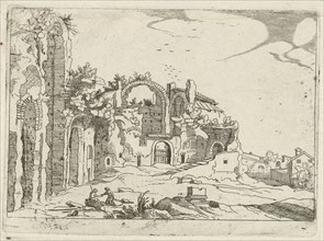 Baths of Diocletian, Willem van Nieulandt (II), Anonymous, 1594 - 1685