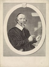 Portrait of Timothy the Sayer, Theodor Matham, 1658 - 1676