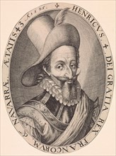 Portrait of Henry IV of France, print maker: Crispijn van de Passe I possibly, Hendrick Goltzius,