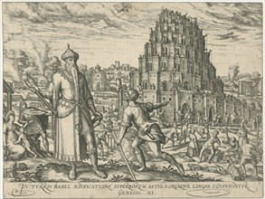 Tower of Babel, attributed to Symon Novelanus, 1577 - 1627
