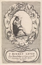 Incumbent pipe-smoking farmer, Pieter Nolpe, Pieter Jansz. Quast, Nicolaes Visscher (I), 1633 -