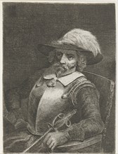 Sitting soldier, print maker: Christiaan Wilhelmus Moorrees, 1811 - 1867