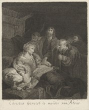 Christ heals the mother of Peter, Johannes Pieter de Frey, 1797