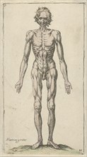 Study of a naked man, Pieter Feddes van Harlingen, 1614