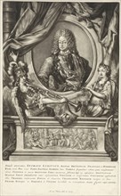 Portrait of King George I of Great Britain, Arnoud van Halen, 1714 - 1732