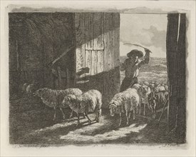 Sheepfold, Frédéric Théodore Faber, 1806 - 1807
