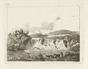 Landscape with Waterfall, Frédéric Théodore Faber, 1806