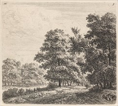 Two forest paths, Anthonie Waterloo, Basan et Poignant, Pierre FranÃ§ois Basan, 1630 - 1663