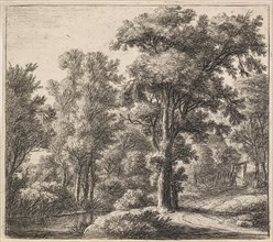 Entrance of the forest, Anthonie Waterloo, Cornelis Danckerts (II), Josua & Reinier II Ottens, 1630