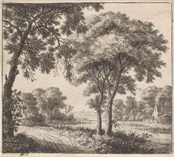 House on the banks of a river, Anthonie Waterloo, Cornelis Danckerts (II), Josua & Reinier II