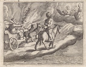 Return of Vulcan with Bacchus, Pieter Serwouters, Jacob Matham, 1616 - 1657