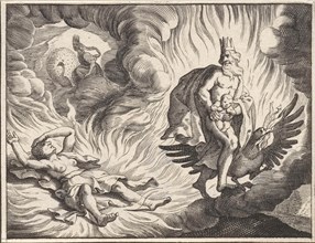 Birth of Bacchus, Pieter Serwouters, Jacob Matham, 1616 - 1657